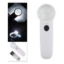 15X Çok Fonksiyonlu 2 Led Işıklı Taşınabilir El Büyüteç 
