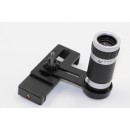 8x18 Zoom Teleskop Telefon Kamera Lensi Mini El Dürbünü