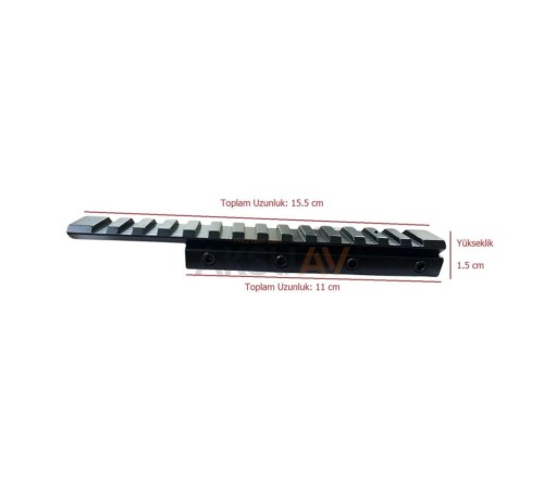 11mm Den 22mm Dönüştürücü Uzun Ray
