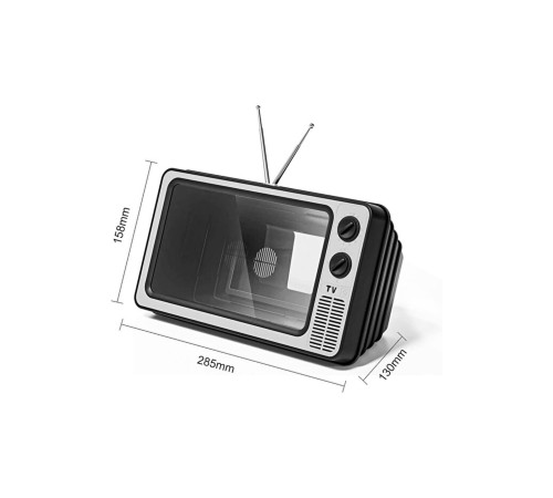 Telefon Ekran Büyütücü 3D HD Lens Retro TV Görünümlü Katlanabilir Mobil Ekran
