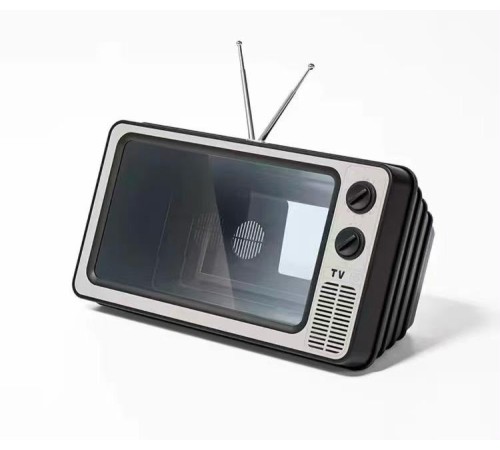 Telefon Ekran Büyütücü 3D HD Lens Retro TV Görünümlü Katlanabilir Mobil Ekran