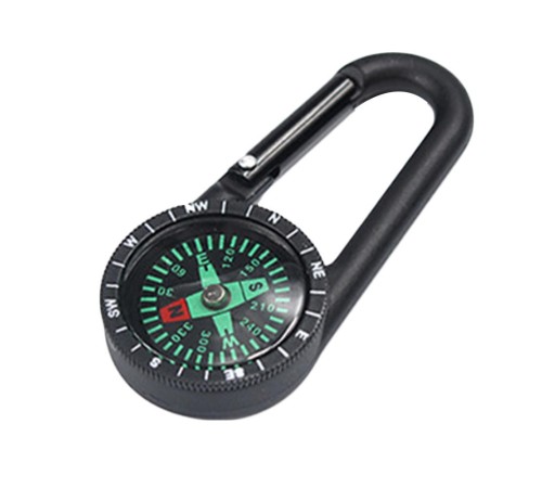Outdoor Mini Kompas + Thermometer 