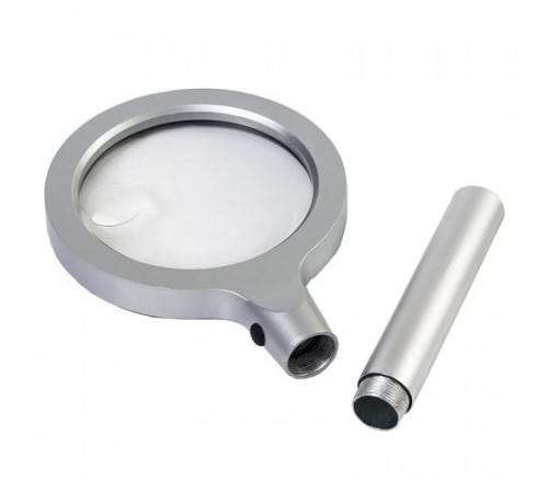 12 Led Işıklı Metal Okuma Büyüteci 85mm 5x Stok Kodu: NO.8013