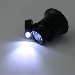 Nikula-20x Büyütmeli,saat,takı Onarım Için Cam Lensli Optik ışıklı  Göz Büyüteç-mg13b--9a