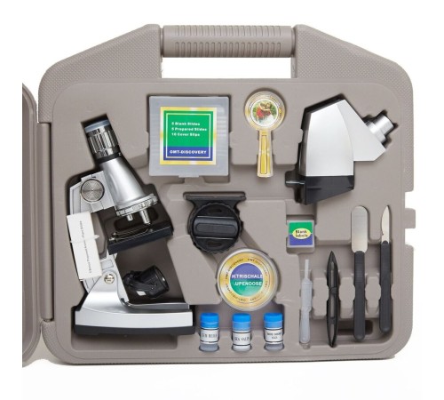 Nikula-50x-100x-200x-400x-600-1200x  Çocuklariçin Eğitici  Projektörlü Mikroskop Seti