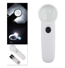 15X Çok Fonksiyonlu 2 Led Işıklı Taşınabilir El Büyüteç