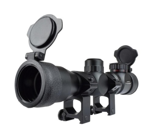 2-6x28 Spike Zoomlu Av Tüfeği Dürbünü Tüfek Hedef çizgili,çıft Işıklı