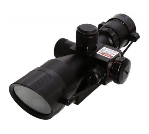 Spike Süper Zoomlu – Lazerli – Profesyonel Av Tüfeği Dürbünü 2.5-10X40/E