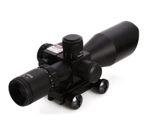 Spike Süper Zoomlu – Lazerli – Profesyonel Av Tüfeği Dürbünü 2.5-10X40/E