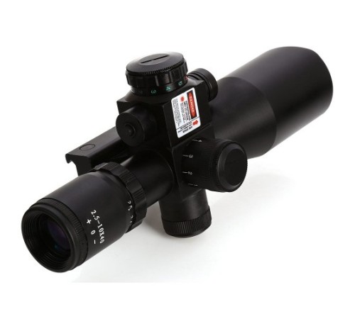 Spike Süper Zoomlu – Lazerli – Profesyonel Av Tüfeği Dürbünü 2.5-10X40/E