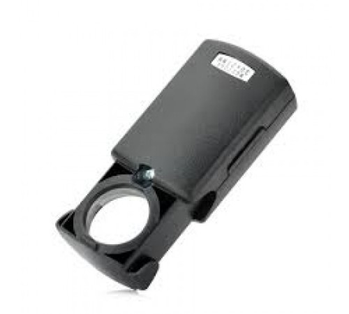 Nikula-Taşınabilir 30x 21mm çekme Tipi Işıklı Büyüteç,mini Cep Büyüteç