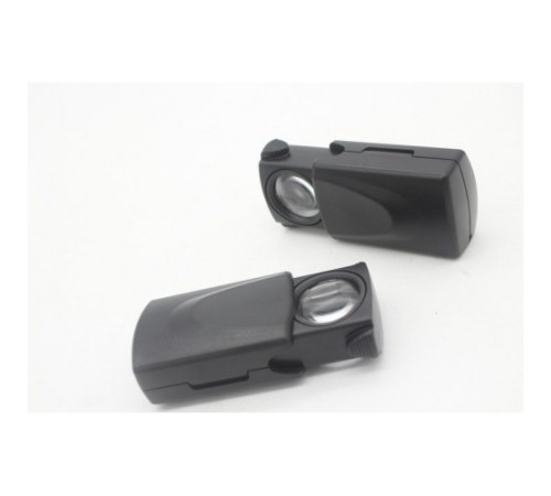 Nikula-Taşınabilir 30x 21mm çekme Tipi Işıklı Büyüteç,mini Cep Büyüteç