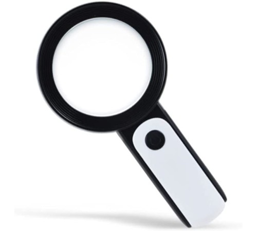 Nikula-30X -12Işıklı Büyüteç Taşınabilir Çıft Katmanlı Optik Cam Okuma Büyüteç 2290-18