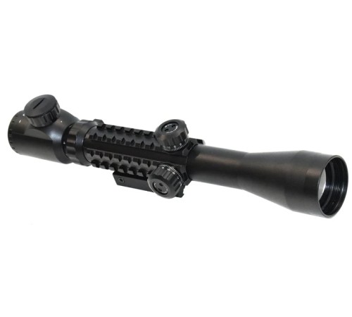 Spike 3-9x40 Zoomlu Keskin Nişancı Tüfek Dürbünü  Kızaklı