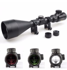 Tr-nikula 3-9x56eg Tüfek Dürbünü çift Işık Kırmızı,yeşil Kaynaklı Zoomlu