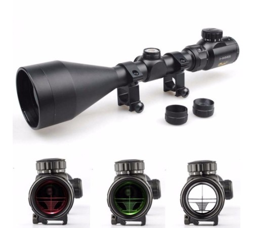 Tr-nikula 3-9x56eg Tüfek Dürbünü çift Işık Kırmızı,yeşil Kaynaklı Zoomlu