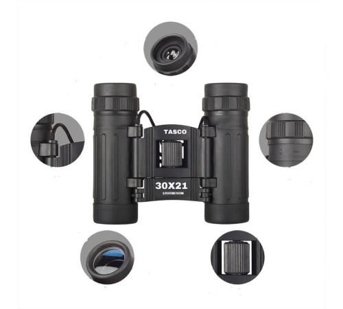 Tasco 30x21 Av Dürbünü - 40m/1000m - Kauçuk Kaplama - Sıyah