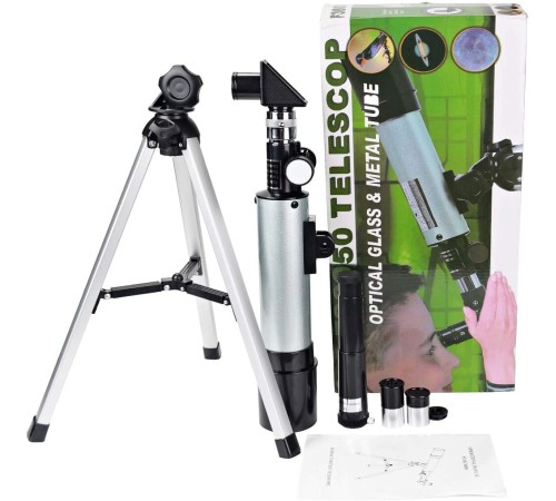 Nikula 50x360 Mini Teleskop Kara Uzay Teleskobu Aliminyum Gövde Tripodlu