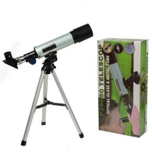 Nikula 50x360 Mini Teleskop Kara Uzay Teleskobu Aliminyum Gövde Tripodlu