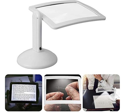 Nikula- 3X  360 Derece Döndürme Ekranlı, Çok Fonksiyonlu Masaüstü Büyüteç 3X