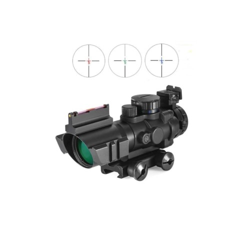 SPIKE 4X32 Kırmızı Işıklı Tüfek Dürbünü 4x32