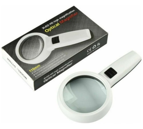 Nikula-3ledli 30x110mm & Takı, Okuma,para Kontrol Için  led Işıklı Büyüteçdt7666