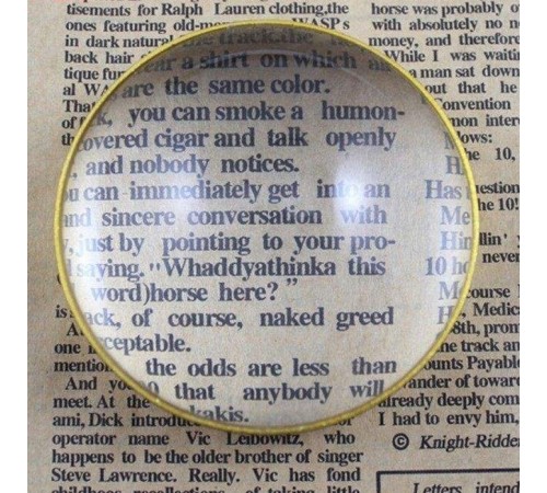 Nikula-Harita ve Yazı Çalışmalar Için En Uygun Büyüteç 75mm-10x-8015