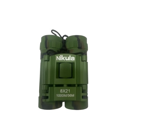 8x21 Nikula Dürbün Kamuflaj  Av Dürbünü 56m/1000m Kauçuk Kaplama