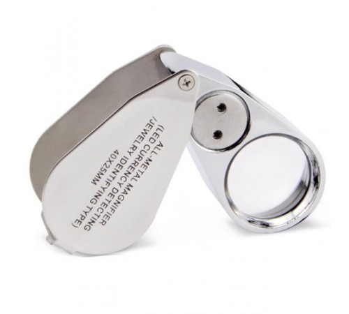 Nikula- Kontrol, Için özel Kutulu Metal ışıklı Lup 40x25