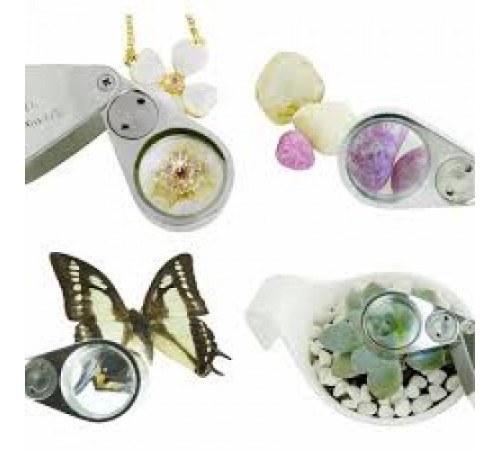 Nikula- Kontrol, Için özel Kutulu Metal ışıklı Lup 40x25