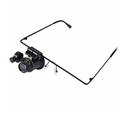 Nikula-Gözlük Model 20x16mm Optik Lens Led ışık Monoküler Büyüteç