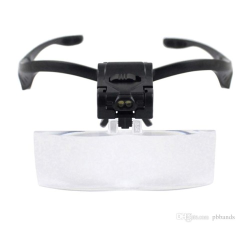 Nikula-Işıklı Gözlük Büyüteç - 5 Farklı Lens 9892B