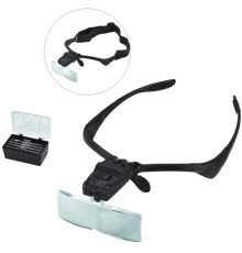 Nikula-Işıklı Gözlük Büyüteç - 5 Farklı Lens 9892B