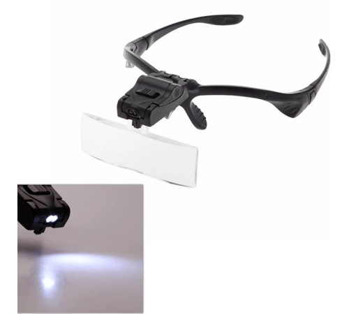 Nikula-Işıklı Gözlük Büyüteç - 5 Farklı Lens 9892B