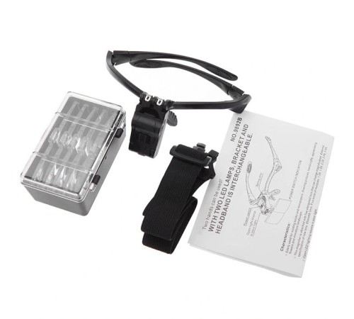 Nikula-Işıklı Gözlük Büyüteç - 5 Farklı Lens 9892B