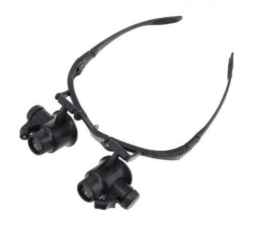 Nikula-Gözlük Modeli 10x 15x 20x 25x Lens,2led ışıklı,büyüteç