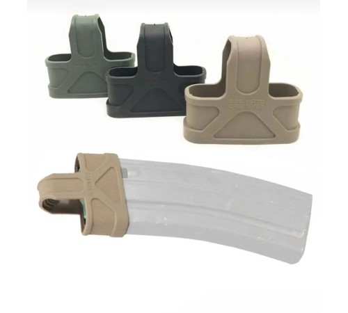 Taktik M4/M16 hızlı şarjör çekme kauçuk kılıf 5.56 Mag