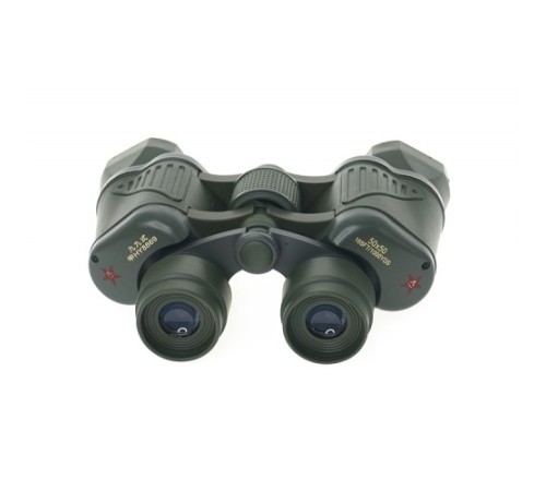 Alc 50x50 El Dürbünü üstün Kalite Kauçuk Kaplamalı Kırmızı Camlı