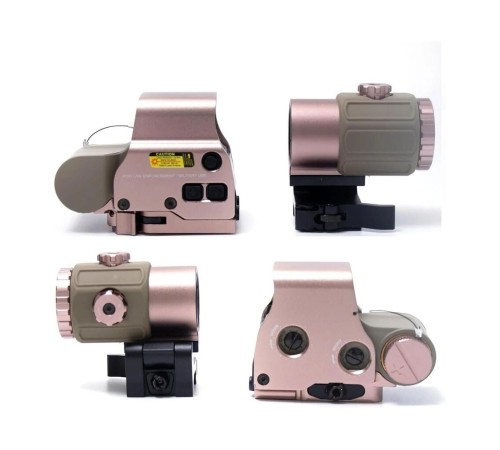 Nikula 558-G43 XPS2 Hedef İşaretleyici Red Dot - Holografik Nişangâh, 5x Büyütmeli Set Çöl Rengi