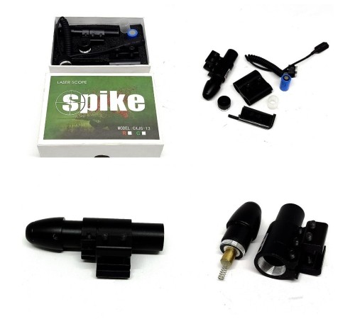 Avcılar için Spike Ayarlanabilir Taktik Kırmızı Lazer Sight