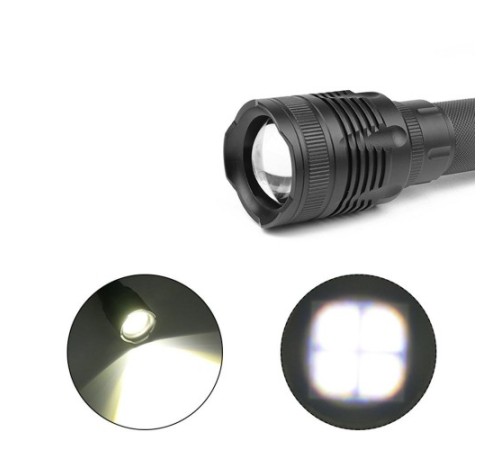 Alüminyum şarjlı Zoom'lu El Feneri F-6055