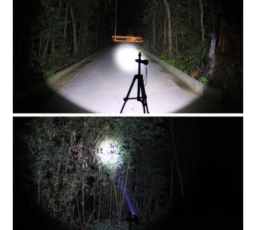 Alüminyum şarjlı Zoom'lu El Feneri F-6055