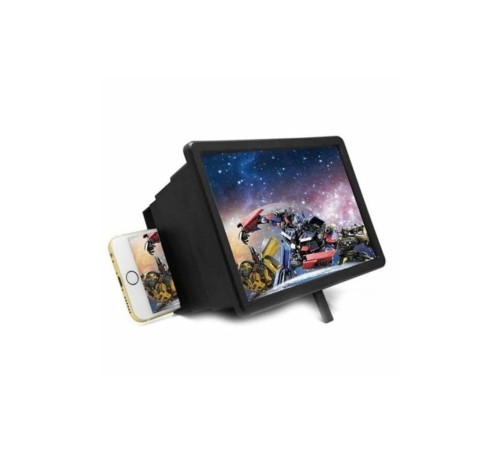 Cep Telefonu 3D Ekran Büyüteci Tv Görünümlü Mercekli Stand F2