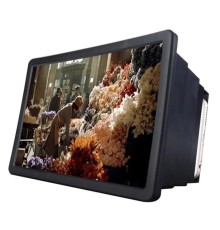 Cep Telefonu 3D Ekran Büyüteci Tv Görünümlü Mercekli Stand F2