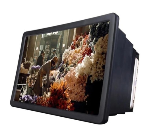 Cep Telefonu 3D Ekran Büyüteci Tv Görünümlü Mercekli Stand F2