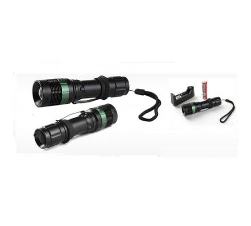 Power Style 500 Lumen 600 Metre ışık Uzantılı Zoomlu şarjlı El Feneri 6109