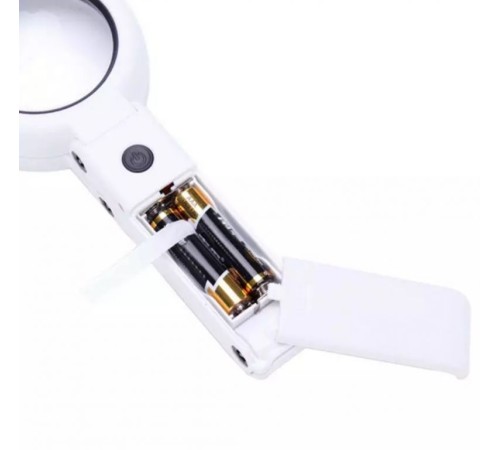 USB şarj edilebilir katlanabilir 3.5-10x büyüteç 8 LEDli masa ve eliçin  taşınabilir büyüteç FS90RC