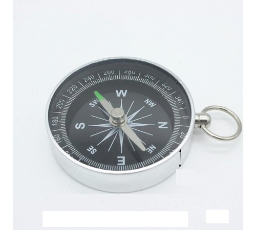 Nikula-Mini Paslanmaz Alüminyum Pusula G44-2b