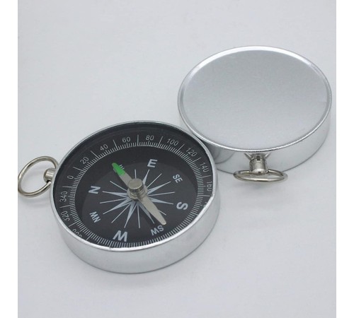 Nikula-Mini Paslanmaz Alüminyum Pusula G44-2b