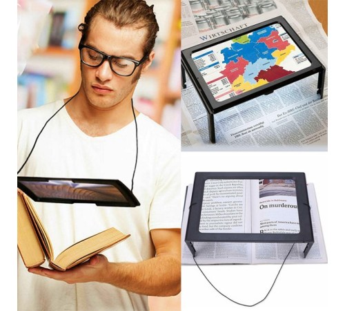 Nikula-Led ışıklı Kitap  okuma büyüteç